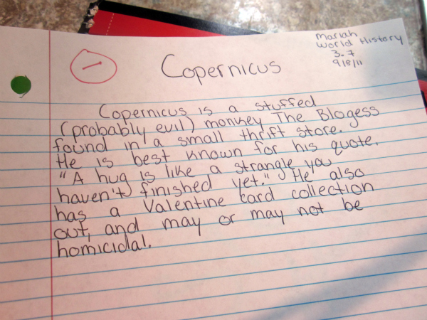 I am molding the minds of today’s youth. And by “molding” I mean ...