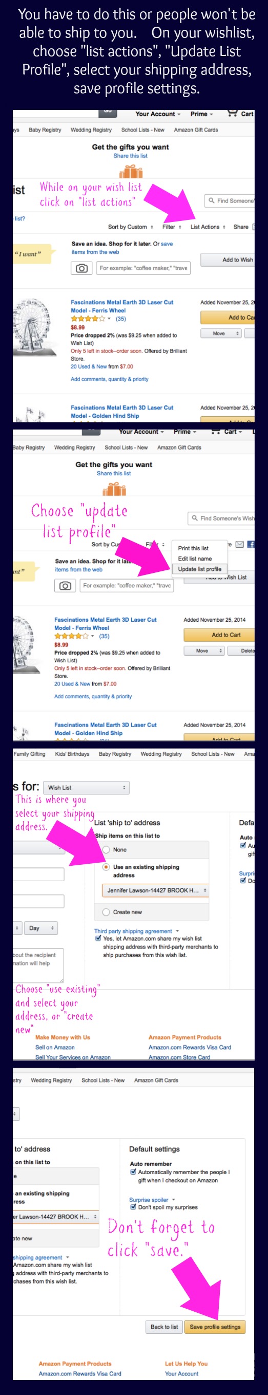 Gift to add list card amazon wish 5 Amazon